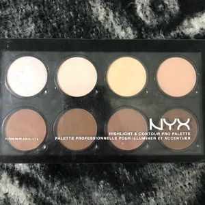 NYX contour and highlight palette